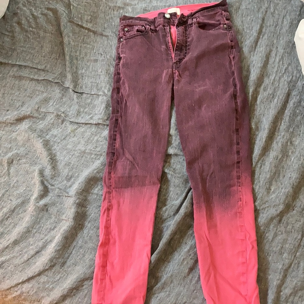 AOLA Purple/Pink Gradient Jeans